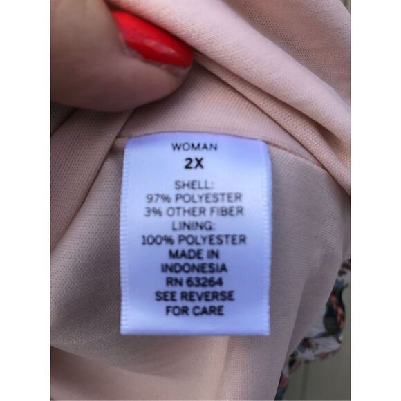 Dress Barn 2XL (XXL) Lined Blouse Great Colors for Fall - Picture 3 of 5